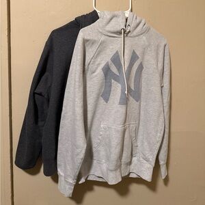 Lot of one of New York Yankees MLB Regular Grey & Vintage Nike men's Hoodie